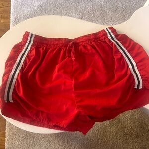 Love Tree Red Mesh Shorts